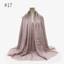 Load image into Gallery viewer, LOVOSME Woven Crinkle Scarves - Zainab&#39;s Closet