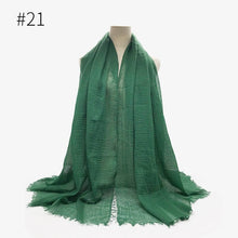 Load image into Gallery viewer, LOVOSME Woven Crinkle Scarves - Zainab&#39;s Closet