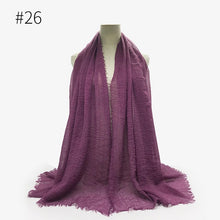 Load image into Gallery viewer, LOVOSME Woven Crinkle Scarves - Zainab&#39;s Closet
