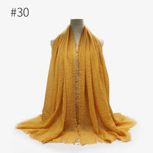 Load image into Gallery viewer, LOVOSME Woven Crinkle Scarves - Zainab&#39;s Closet