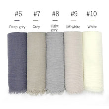 Load image into Gallery viewer, LOVOSME Woven Crinkle Scarves - Zainab&#39;s Closet