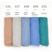Load image into Gallery viewer, LOVOSME Woven Crinkle Scarves - Zainab&#39;s Closet