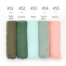Load image into Gallery viewer, LOVOSME Woven Crinkle Scarves - Zainab&#39;s Closet
