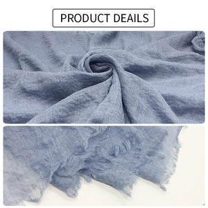 LOVOSME Woven Crinkle Scarves - Zainab's Closet