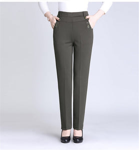 High Waist Winter Trousers - Zainab's Closet