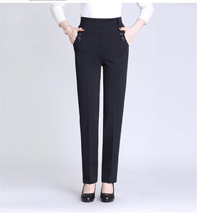 High Waist Winter Trousers - Zainab's Closet