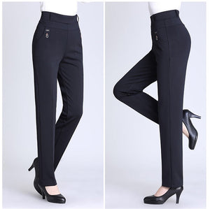 High Waist Winter Trousers - Zainab's Closet