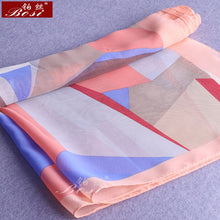 Load image into Gallery viewer, BOSI Geometric Chiffon Scarf - Zainab&#39;s Closet