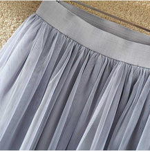 Load image into Gallery viewer, TIGENA Tulle High Waist Pleated Tutu - Zainab&#39;s Closet