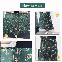 Load image into Gallery viewer, PADEGAO Asymmetrical Printed Chiffon Skirt - Zainab&#39;s Closet