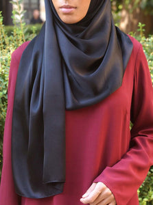 SANMAIHUA 100% Satin Hijab - Zainab's Closet