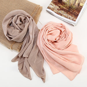 SANMAIHUA 100% Satin Hijab - Zainab's Closet