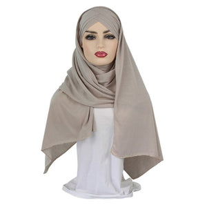 RUNMEIFA Cotton Jersey Scarf - Zainab's Closet