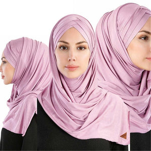 RUNMEIFA Cotton Jersey Scarf - Zainab's Closet