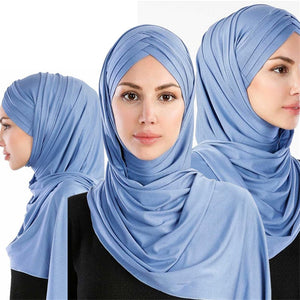RUNMEIFA Cotton Jersey Scarf - Zainab's Closet
