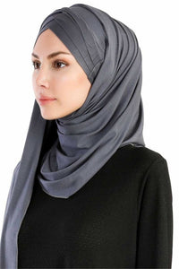 RUNMEIFA Cotton Jersey Scarf - Zainab's Closet