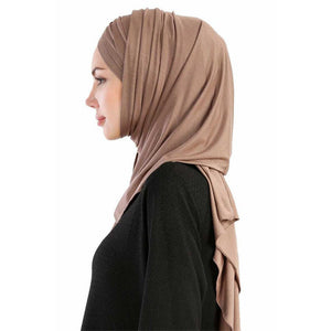 RUNMEIFA Cotton Jersey Scarf - Zainab's Closet