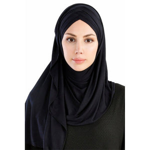 RUNMEIFA Cotton Jersey Scarf - Zainab's Closet