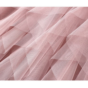 TIGENA Korean Tutu Tulle Pleated Maxi Skirt - Zainab's Closet