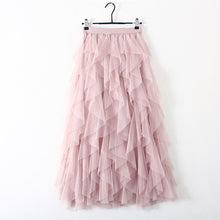 Load image into Gallery viewer, TIGENA Korean Tutu Tulle Pleated Maxi Skirt - Zainab&#39;s Closet