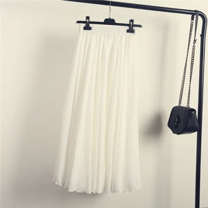 Sherhure Bohemian A-Line Chiffon Skirt - Zainab's Closet