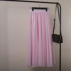 Sherhure Bohemian A-Line Chiffon Skirt - Zainab's Closet