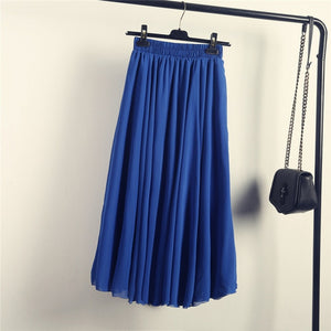 Sherhure Bohemian A-Line Chiffon Skirt - Zainab's Closet