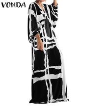 Load image into Gallery viewer, VONDA Vintage Maxi Dress - Zainab&#39;s Closet