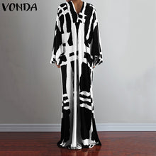 Load image into Gallery viewer, VONDA Vintage Maxi Dress - Zainab&#39;s Closet