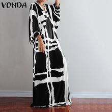Load image into Gallery viewer, VONDA Vintage Maxi Dress - Zainab&#39;s Closet