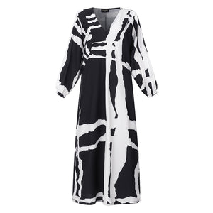 VONDA Vintage Maxi Dress - Zainab's Closet