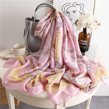 Load image into Gallery viewer, Ruicestai Imitation Silk Summer Scarf - Zainab&#39;s Closet