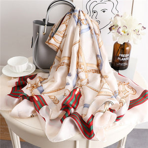 Ruicestai Imitation Silk Summer Scarf - Zainab's Closet