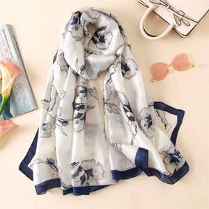 Ruicestai Imitation Silk Summer Scarf - Zainab's Closet
