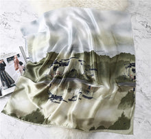 Load image into Gallery viewer, Ruicestai Imitation Silk Summer Scarf - Zainab&#39;s Closet