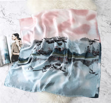 Load image into Gallery viewer, Ruicestai Imitation Silk Summer Scarf - Zainab&#39;s Closet
