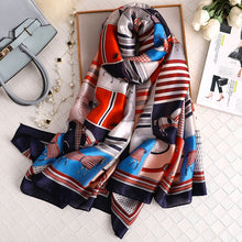 Load image into Gallery viewer, Ruicestai Imitation Silk Summer Scarf - Zainab&#39;s Closet