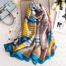 Load image into Gallery viewer, Ruicestai Imitation Silk Summer Scarf - Zainab&#39;s Closet
