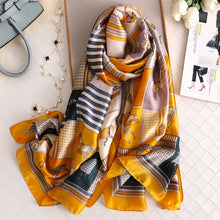 Load image into Gallery viewer, Ruicestai Imitation Silk Summer Scarf - Zainab&#39;s Closet