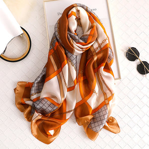Ruicestai Imitation Silk Summer Scarf - Zainab's Closet