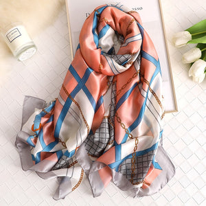 Ruicestai Imitation Silk Summer Scarf - Zainab's Closet