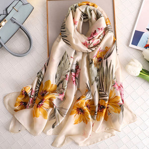 Ruicestai Imitation Silk Summer Scarf - Zainab's Closet