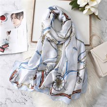 Load image into Gallery viewer, Ruicestai Imitation Silk Summer Scarf - Zainab&#39;s Closet