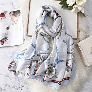 Ruicestai Imitation Silk Summer Scarf - Zainab's Closet