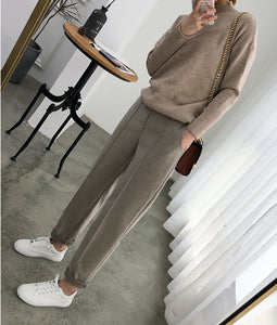 SXS Autumn Pencil Trousers - Zainab's Closet