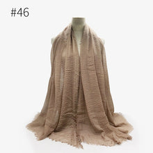 Load image into Gallery viewer, LOVOSME Woven Crinkle Scarves - Zainab&#39;s Closet