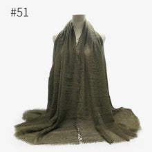 Load image into Gallery viewer, LOVOSME Woven Crinkle Scarves - Zainab&#39;s Closet