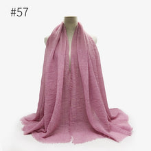 Load image into Gallery viewer, LOVOSME Woven Crinkle Scarves - Zainab&#39;s Closet