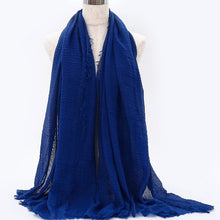 Load image into Gallery viewer, SANMAIHUA Woven Crinkle Scarf - Zainab&#39;s Closet