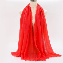Load image into Gallery viewer, SANMAIHUA Woven Crinkle Scarf - Zainab&#39;s Closet